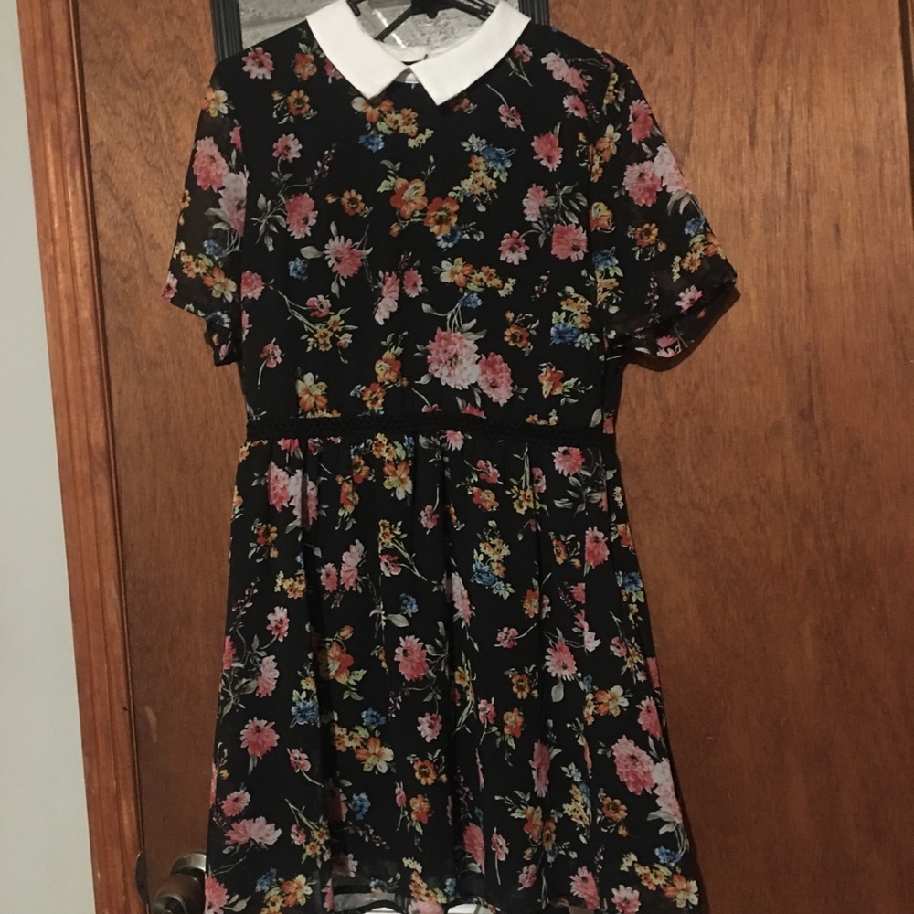 🎃 Floral Skater Dress